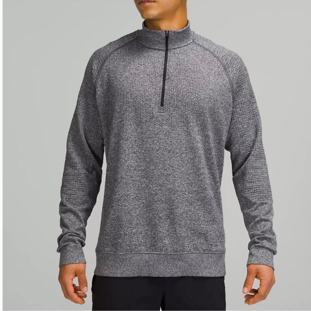 Lululemon  Engineered Warmth Half-Zip XXL
Black/White/Gray
